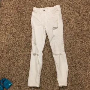 Hollister white  jeans